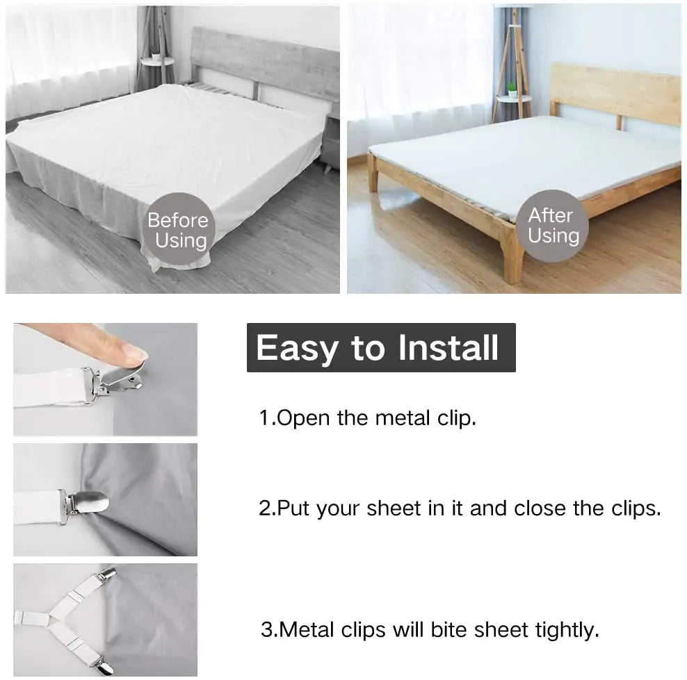 Elastic Bed Sheet Grippers