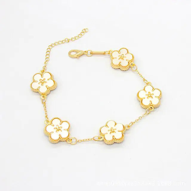 Gold Plated Flower Bracelets