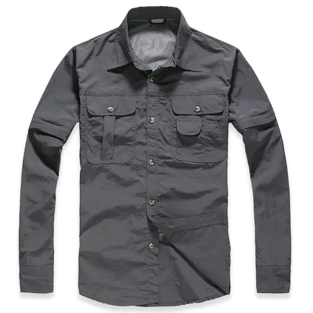 Quick Dry Tactical Button Up Shirt
