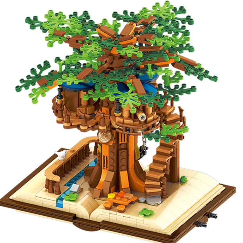 Jungle Tree House Brick Set