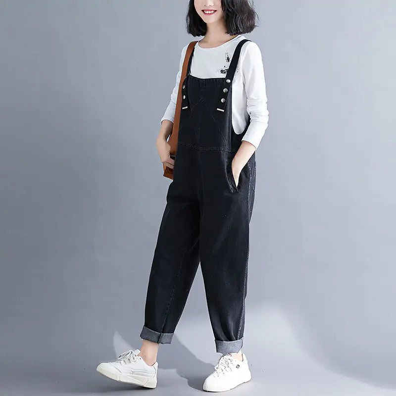 Casual Denim Jumpsuit