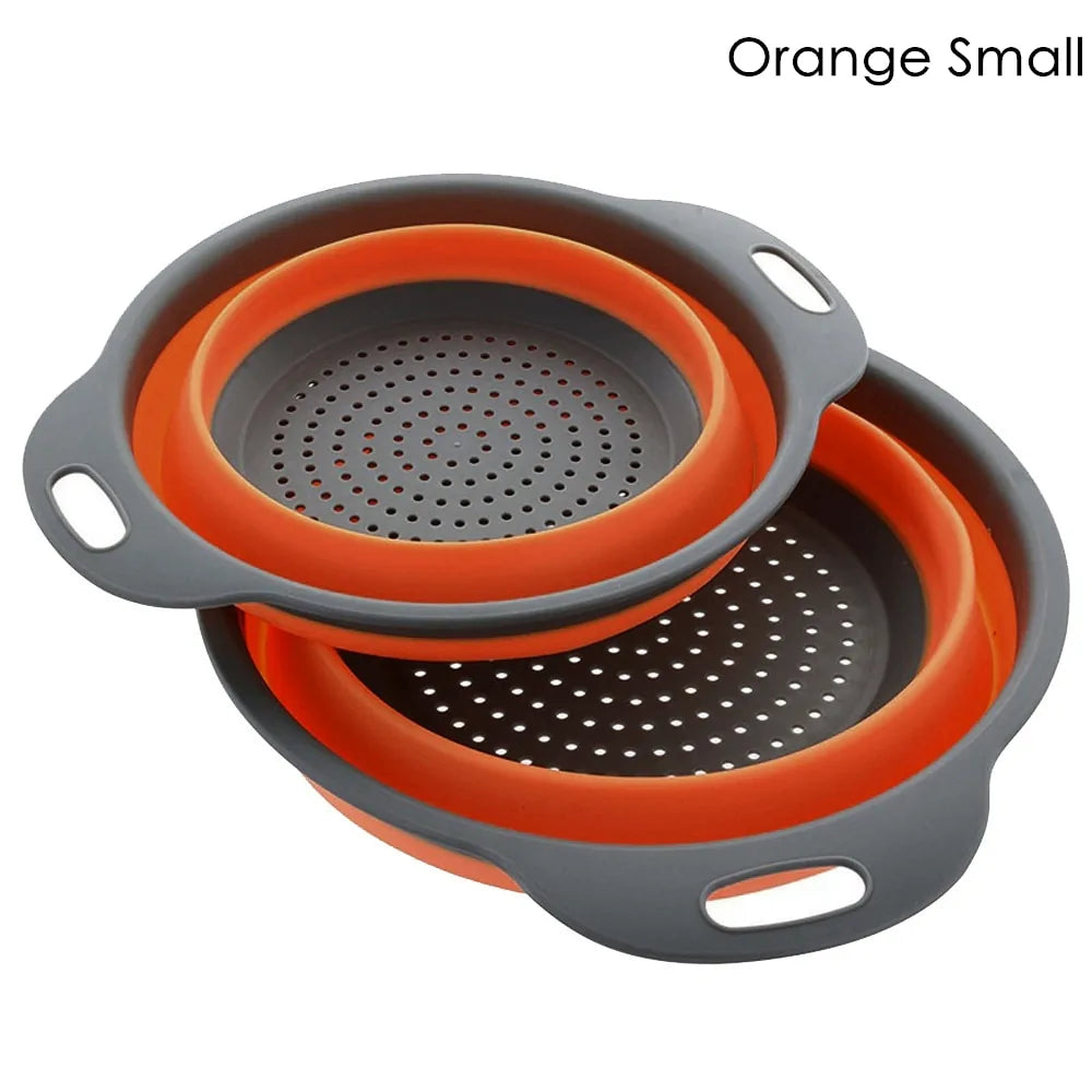 Foldable Silicone Fruit & Vegetable Strainer