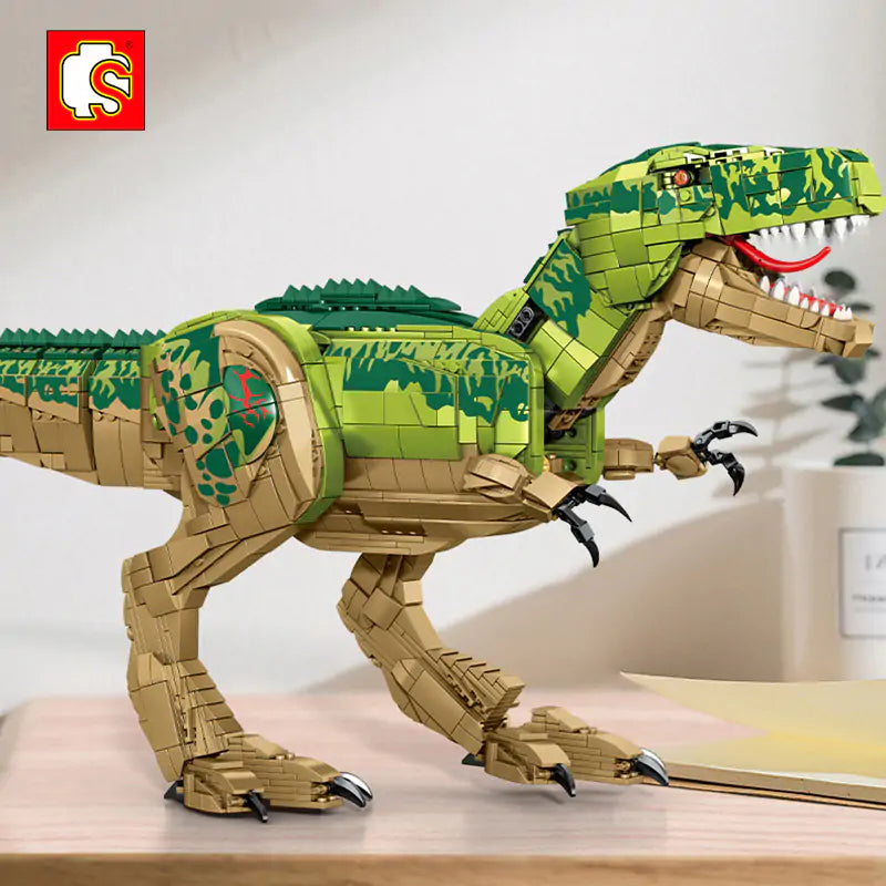Tyrannosaurus Rex Dinosaur Building Block Model
