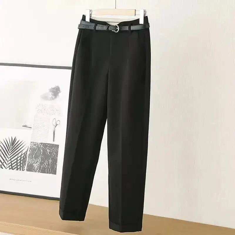 High Waisted Tailored Trousers