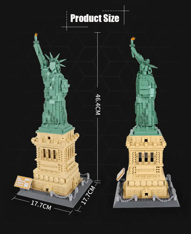 Statue of Liberty Building Block Model
