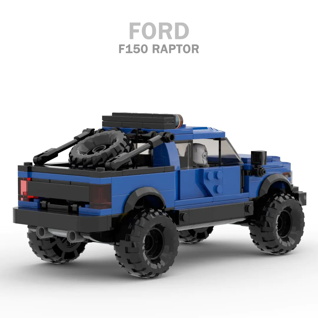 Ford Raptor F-150 Brick Model Car