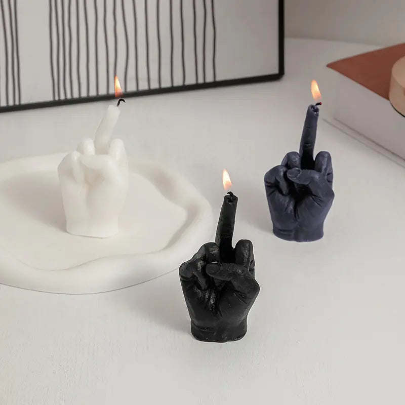 Middle Finger Scented Candles