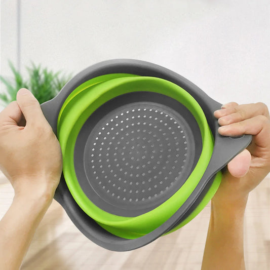 Foldable Silicone Fruit & Vegetable Strainer